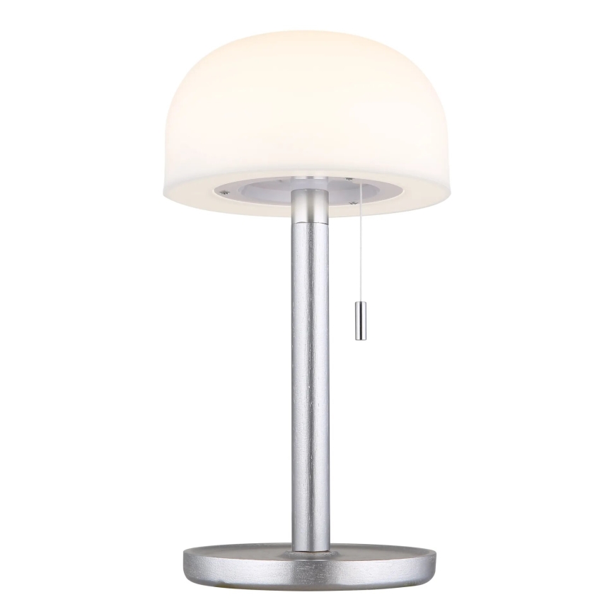 Globo - LED Uppladdningsbar bordslampa LED/1,5W/3,7V 3000/4200/6000K 1800mAh silver