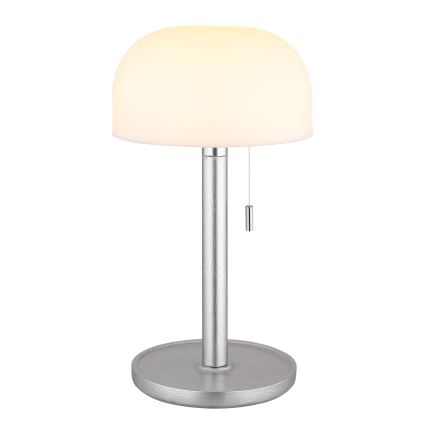 Globo - LED Uppladdningsbar bordslampa LED/1,5W/3,7V 3000/4200/6000K 1800mAh silver