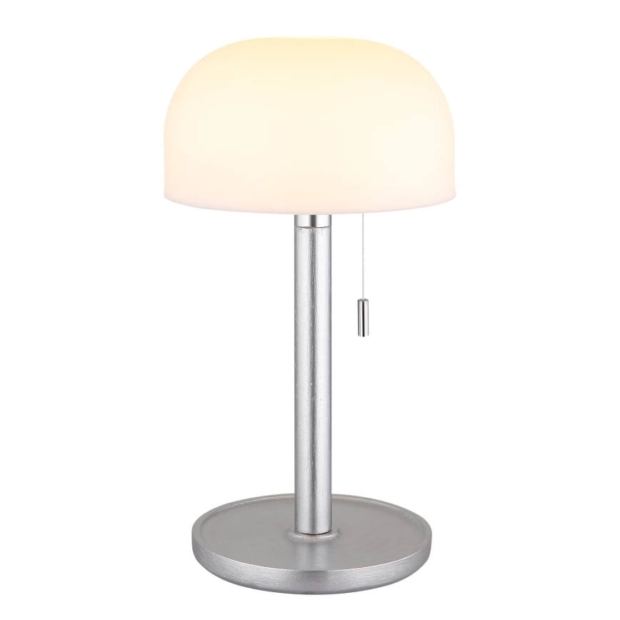 Globo - LED Uppladdningsbar bordslampa LED/1,5W/3,7V 3000/4200/6000K 1800mAh silver