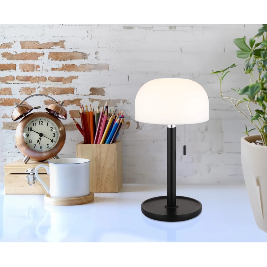 Globo - LED Uppladdningsbar bordslampa LED/1,5W/3,7V 3000/4200/6000K 1800mAh svart