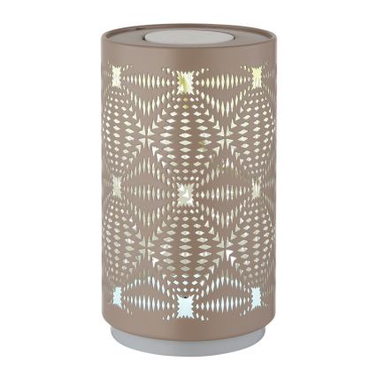 Globo - LED RGB Touch uppladdningsbar bordslampa LED/1W/5V 500 mAh brun