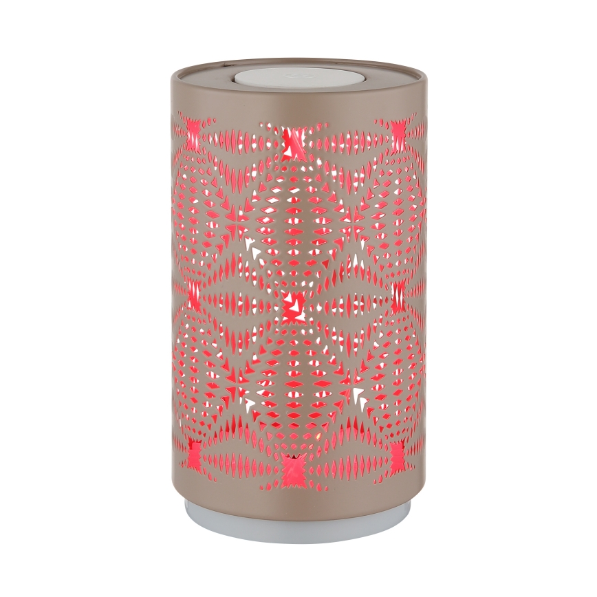 Globo - LED RGB Touch uppladdningsbar bordslampa LED/1W/5V 500 mAh brun