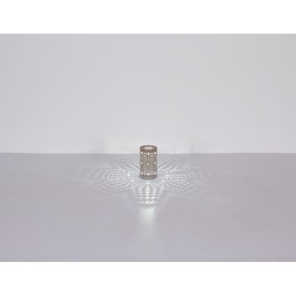 Globo - LED RGB Touch uppladdningsbar bordslampa LED/1W/5V 500 mAh brun