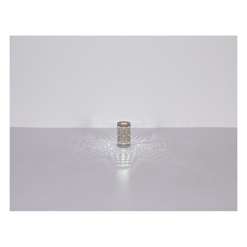 Globo - LED RGB Touch uppladdningsbar bordslampa LED/1W/5V 500 mAh brun
