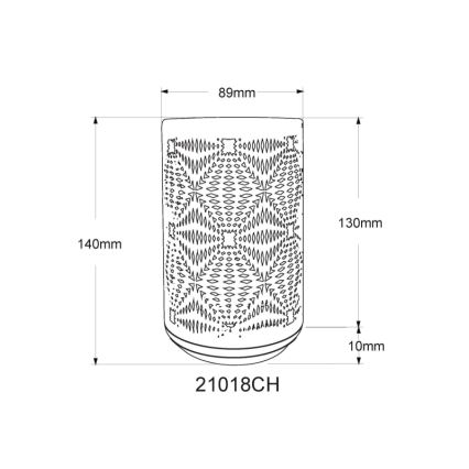 Globo - LED RGB Touch uppladdningsbar bordslampa LED/1W/5V 500 mAh brun