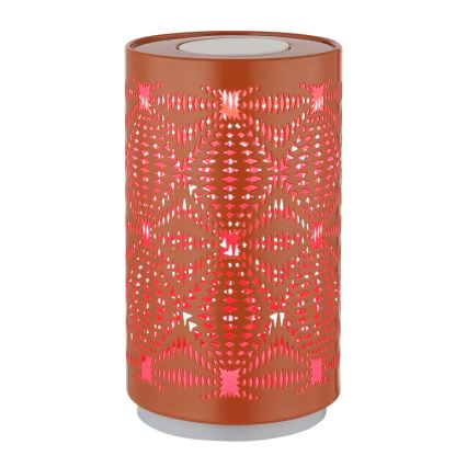 Globo - LED RGB Touch uppladdningsbar bordslampa LED/1W/5V 500 mAh koppar