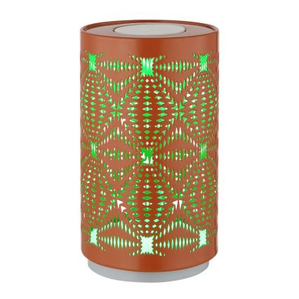 Globo - LED RGB Touch uppladdningsbar bordslampa LED/1W/5V 500 mAh koppar