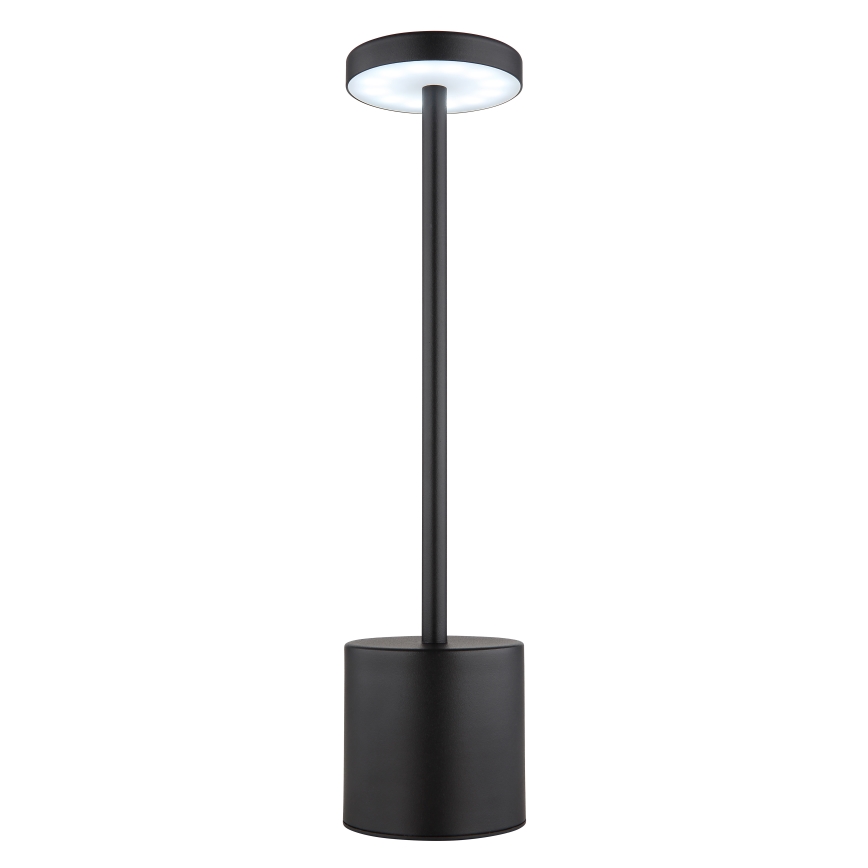 Globo - LED ljusreglerad bordslampa touch LED/1,2W/3,7V 2000K/3500K/7000K 1200 mAh USB svart