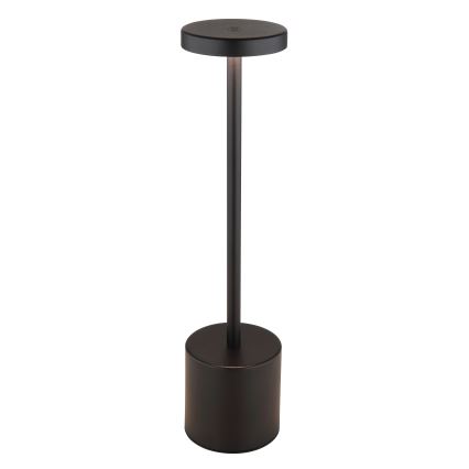 Globo - LED ljusreglerad bordslampa touch LED/1,2W/3,7V 2000K/3500K/7000K 1200 mAh USB svart