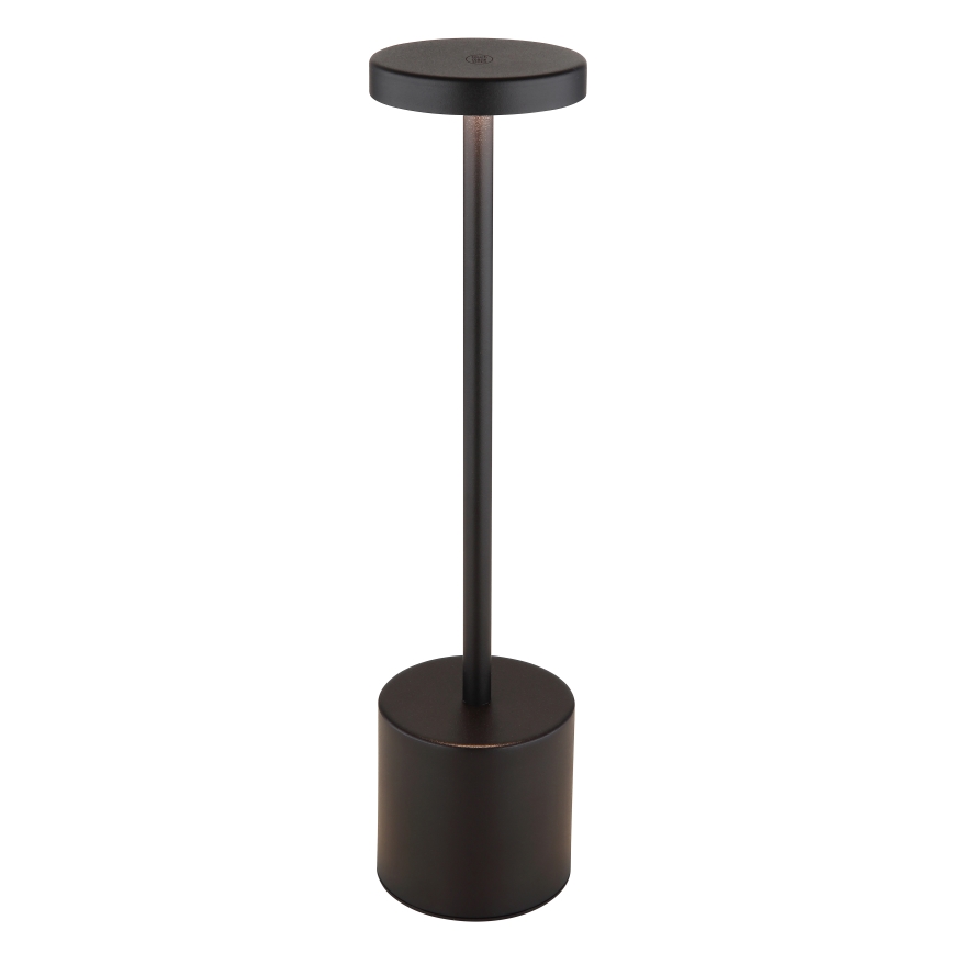 Globo - LED ljusreglerad bordslampa touch LED/1,2W/3,7V 2000K/3500K/7000K 1200 mAh USB svart