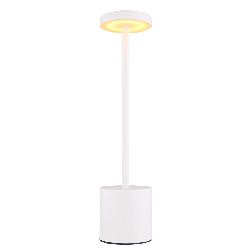 Globo - LED ljusreglerad bordslampa touch LED/1,2W/3,7V 2000K/3500K/7000K 1200 mAh USB vit
