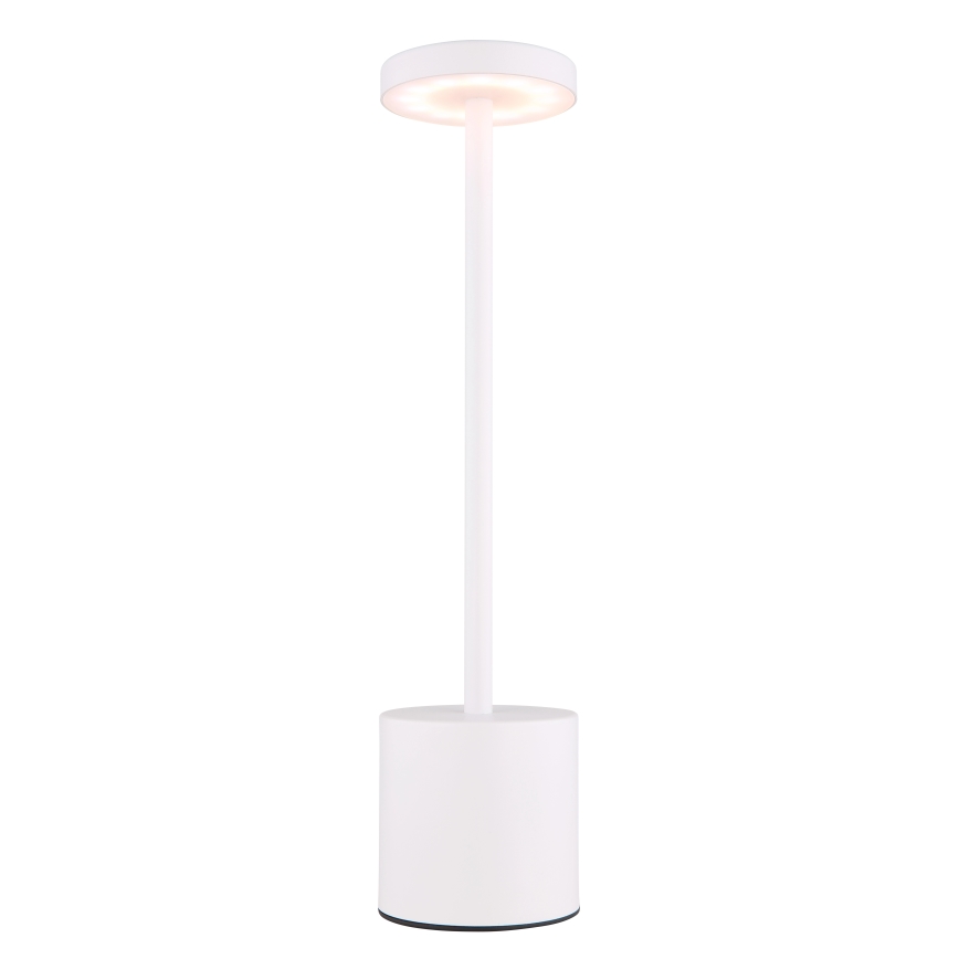 Globo - LED ljusreglerad bordslampa touch LED/1,2W/3,7V 2000K/3500K/7000K 1200 mAh USB vit