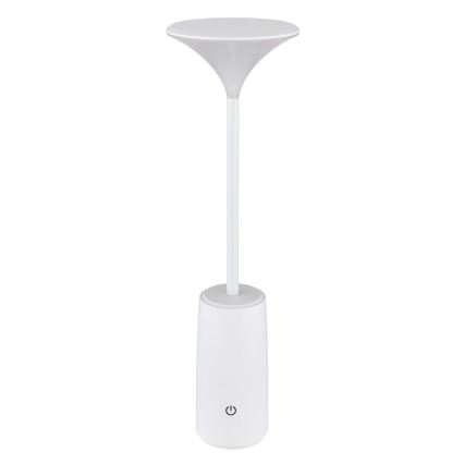 Globo - LED Dimbar uppladdningsbar touch bordslampa LED/1,2W/3,7V 3000K 1500mAh vit