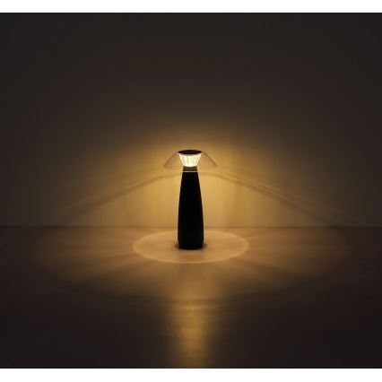 Globo - LED Dimbar uppladdningsbar touch bordslampa LED/1W/3,7V 3000K 1200mAh svart