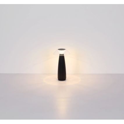 Globo - LED Dimbar uppladdningsbar touch bordslampa LED/1W/3,7V 3000K 1200mAh svart
