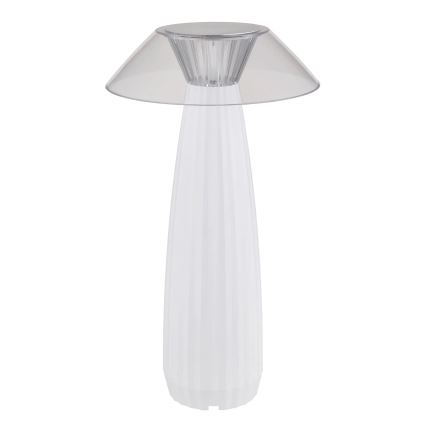 Globo - LED Dimbar uppladdningsbar touch bordslampa LED/1W/3,7V 3000K 1200mAh vit