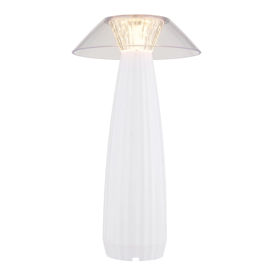Globo - LED Dimbar uppladdningsbar touch bordslampa LED/1W/3,7V 3000K 1200mAh vit