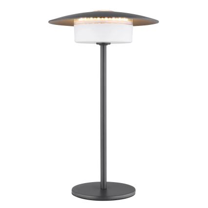 Globo - LED Utomhus uppladdningsbar beröring bordslampa LED/3W/3,7V 1800/2700/3000K IP44 1800 mAh grå