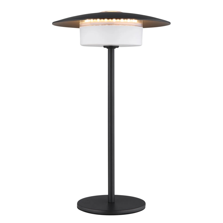 Globo - LED Utomhus uppladdningsbar beröring bordslampa LED/3W/3,7V 1800/2700/3000K IP44 1800 mAh svart
