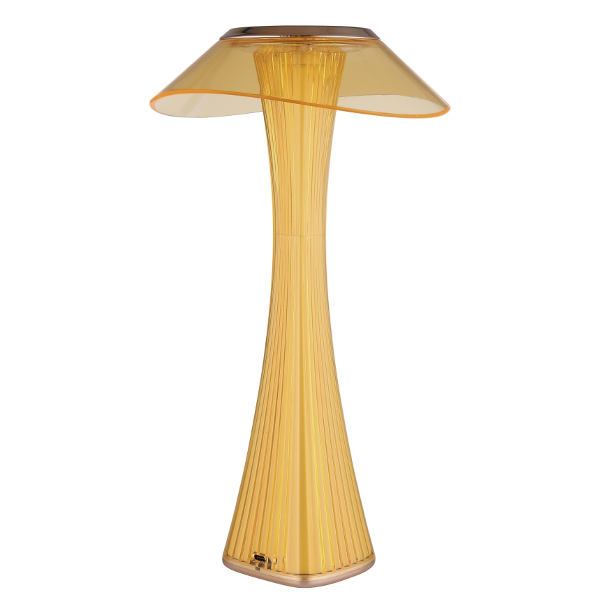 Globo - LED Ljusreglerad uppladdningsbar bordslampa LED/2,5W/3,7V 1200mAh 2700K/4500K/6500K guld