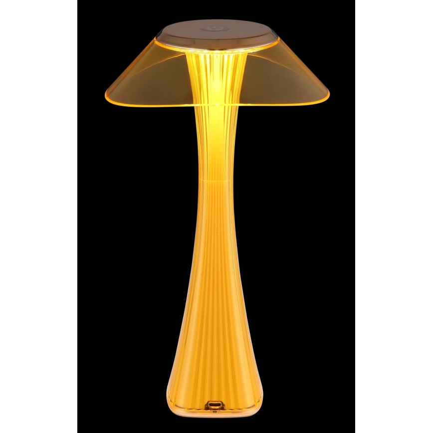 Globo - LED Ljusreglerad uppladdningsbar bordslampa LED/2,5W/3,7V 1200mAh 2700K/4500K/6500K guld