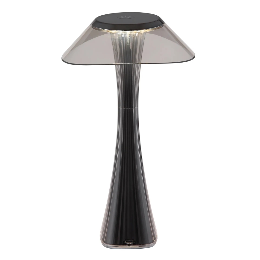 Globo - LED Ljusreglerad uppladdningsbar bordslampa LED/2,5W/3,7V 1200mAh 2700K/4500K/6500K svart