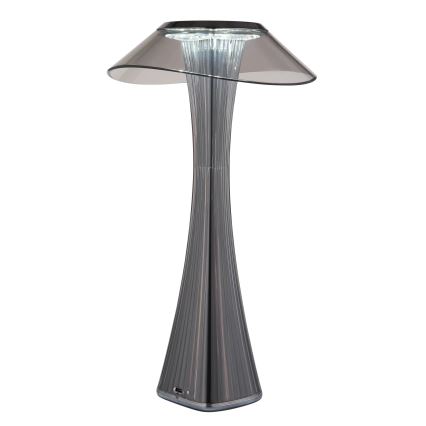 Globo - LED Ljusreglerad uppladdningsbar bordslampa LED/2,5W/3,7V 1200mAh 2700K/4500K/6500K svart