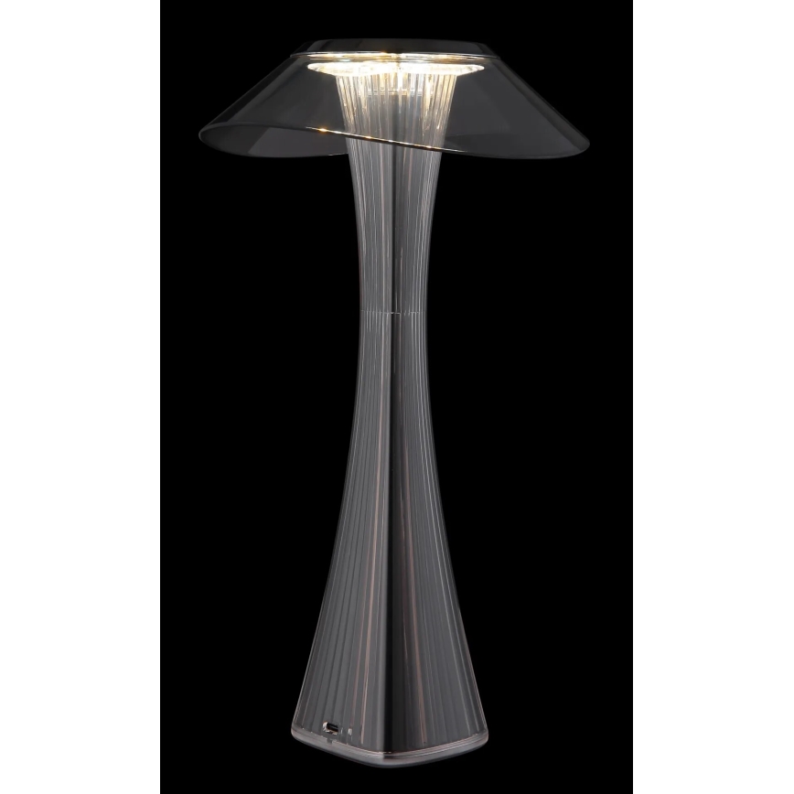 Globo - LED Ljusreglerad uppladdningsbar bordslampa LED/2,5W/3,7V 1200mAh 2700K/4500K/6500K svart