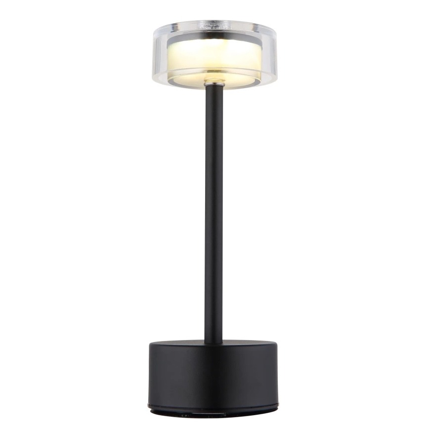 Globo - LED Dimbar uppladdningsbar touch bordslampa LED/2,5W/3,7V 2700/4000/6500K 1800mAh svart