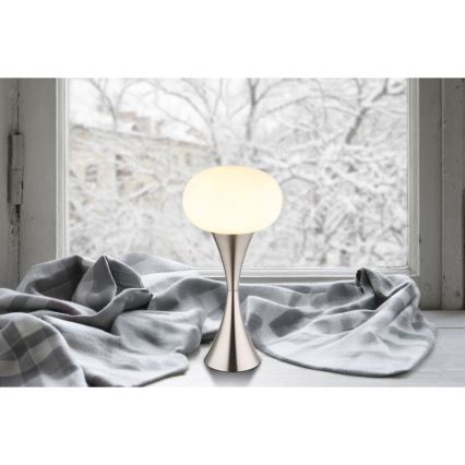 Globo - Bordslampa 1xE14/25W/230V matt krom
