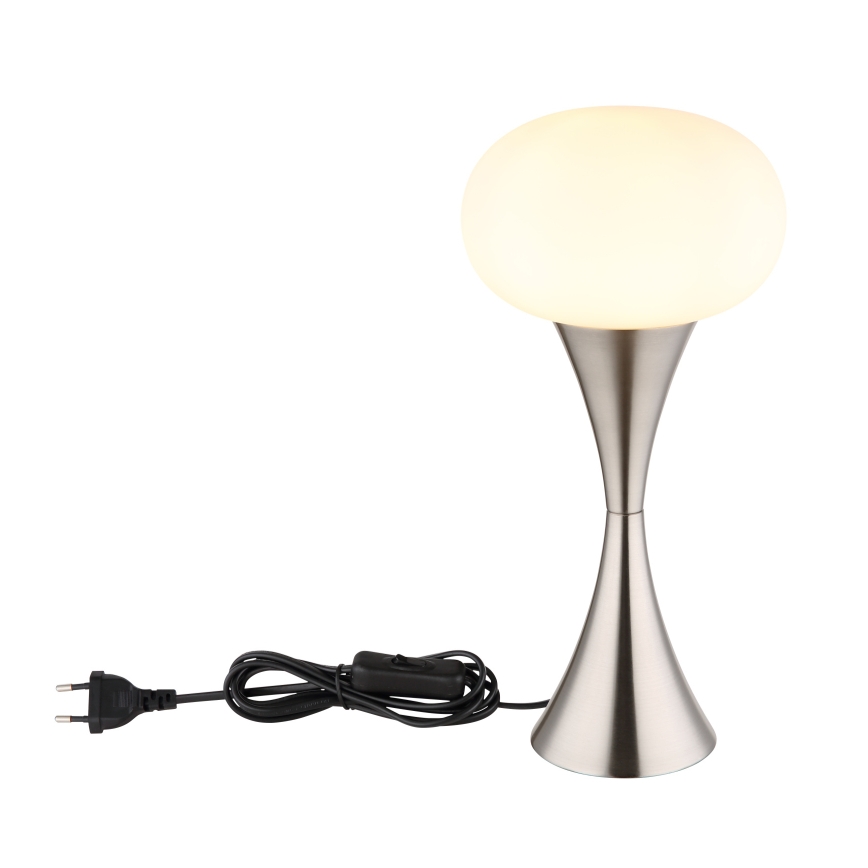 Globo - Bordslampa 1xE14/25W/230V matt krom