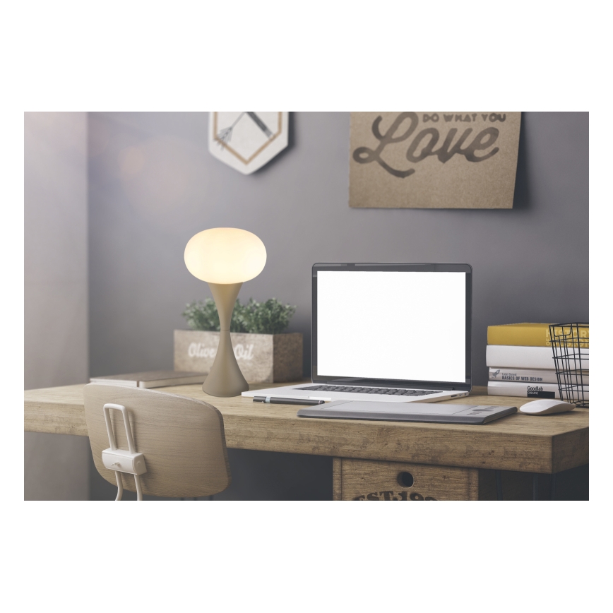 Globo - Bordslampa 1xE14/25W/230V beige