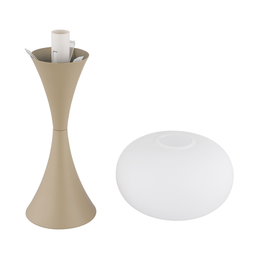 Globo - Bordslampa 1xE14/25W/230V beige