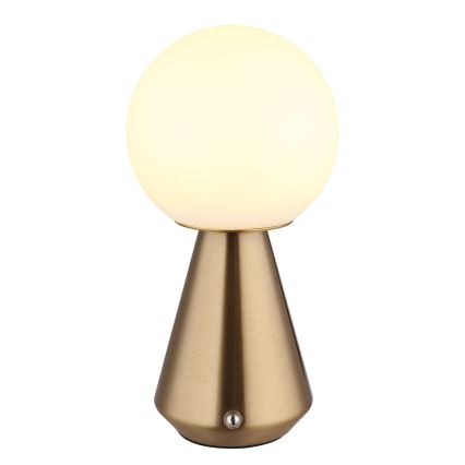 Globo - LED dimbar utomhusbordslampa med touch LED/1,5W/5V 3000/4500/6500K 1800 mAh IP41 kopparfärgad