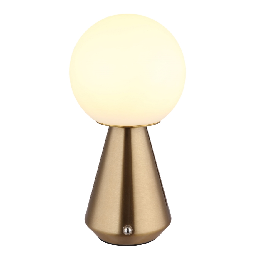 Globo - LED dimbar utomhusbordslampa med touch LED/1,5W/5V 3000/4500/6500K 1800 mAh IP41 kopparfärgad