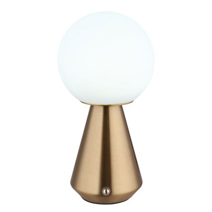 Globo - LED dimbar utomhusbordslampa med touch LED/1,5W/5V 3000/4500/6500K 1800 mAh IP41 kopparfärgad