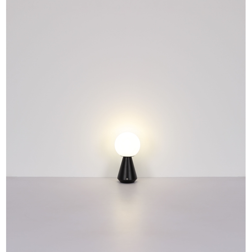 Globo - LED dimbar utomhusbordslampa med touch LED/1,5W/5V 3000/4500/6500K 1800 mAh IP41 svart