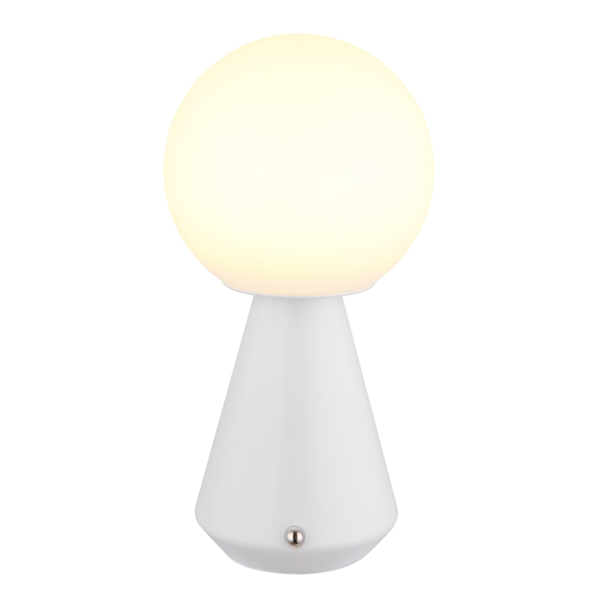 Globo - LED dimbar utomhusbordslampa med touch LED/1,5W/5V 3000/4500/6500K 1800 mAh IP41 vit
