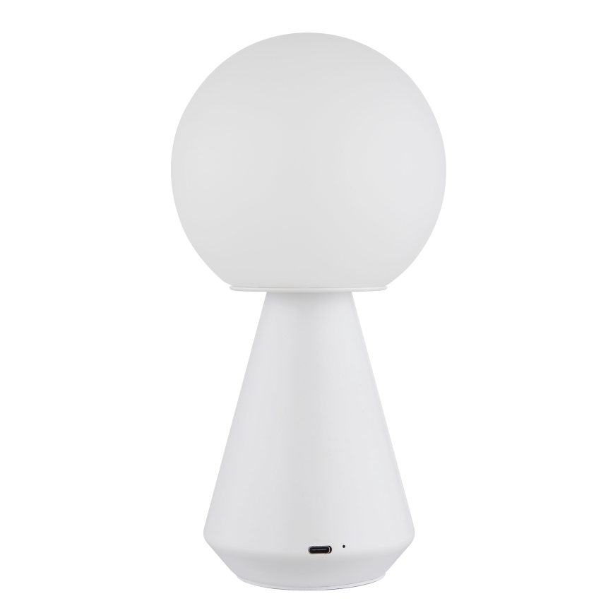 Globo - LED dimbar utomhusbordslampa med touch LED/1,5W/5V 3000/4500/6500K 1800 mAh IP41 vit