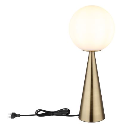 Globo - Bordslampa 1xE27/40W/230V mässing
