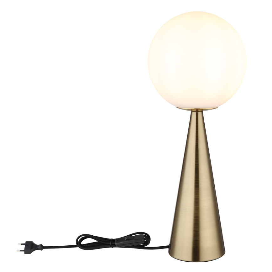 Globo - Bordslampa 1xE27/40W/230V mässing