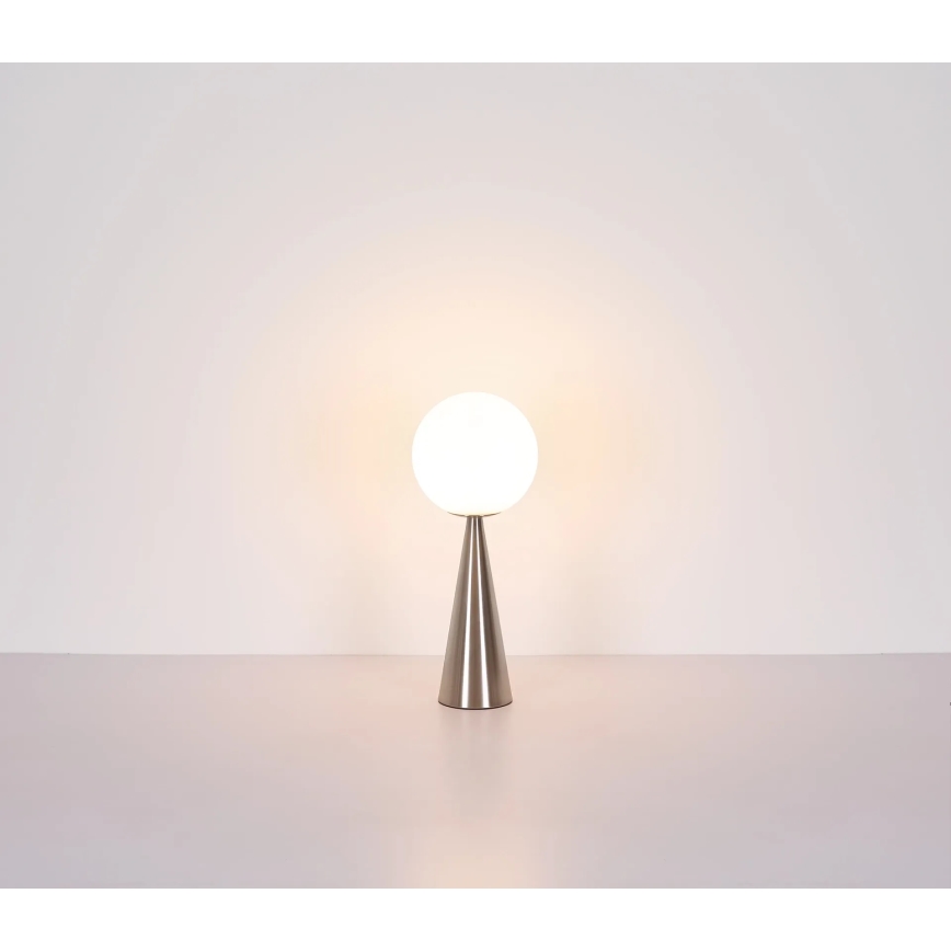 Globo - Bordslampa 1xE27/40W/230V matt krom