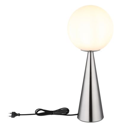 Globo - Bordslampa 1xE27/40W/230V matt krom