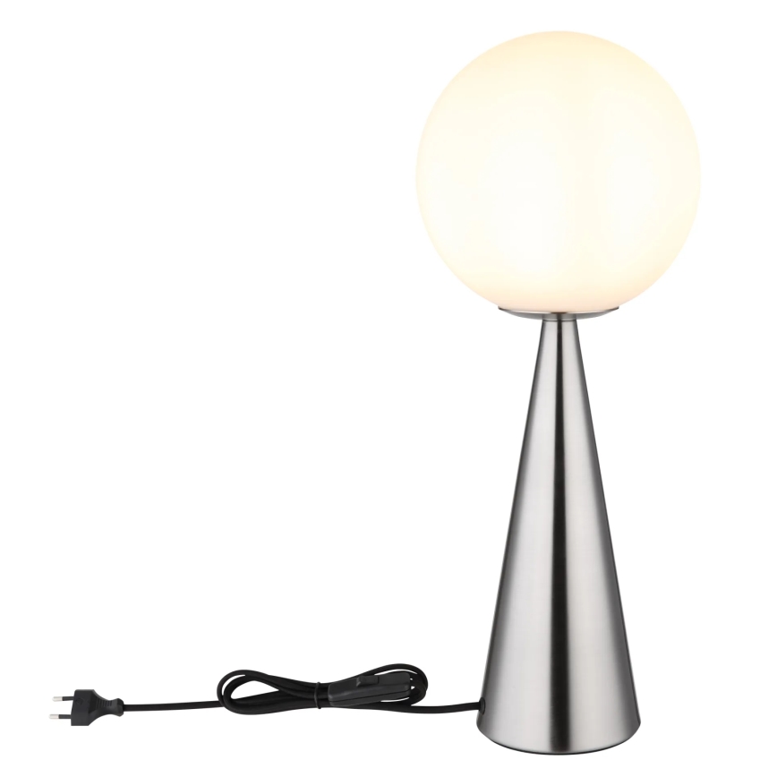 Globo - Bordslampa 1xE27/40W/230V matt krom