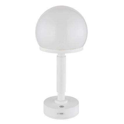 Globo - LED Dimbar uppladdningsbar touch bordslampa LED/2,5W/5V 1800mAh 2800K vit