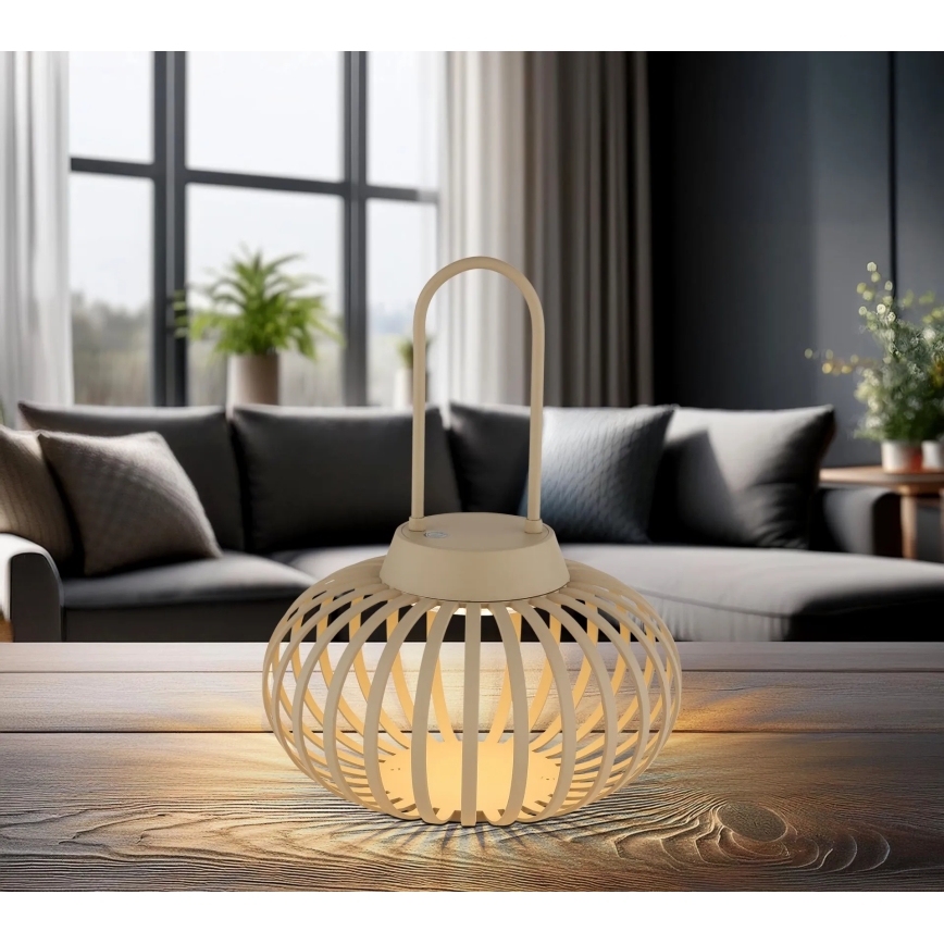 Globo - Uppladdningsbar, dimbar, beröringsstyrd bordslampa LED/1W/3,7V 1500 mAh