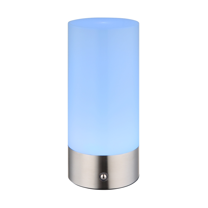 Globo - LED RGBW Dimbart touch-utomhusbordslampa LED/1,8W/5V 1500 mAh IP44 matt krom