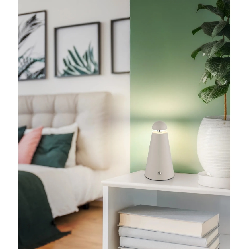 Globo - Dimbar beröringsstyrd uppladdningsbar bordslampa LED/1,2W/5V 1200 mAh