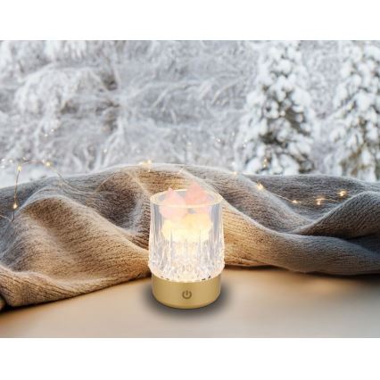 Globo - LED dimbar touchbordslampa LED/1W/5V 3000K 1200 mAh guld