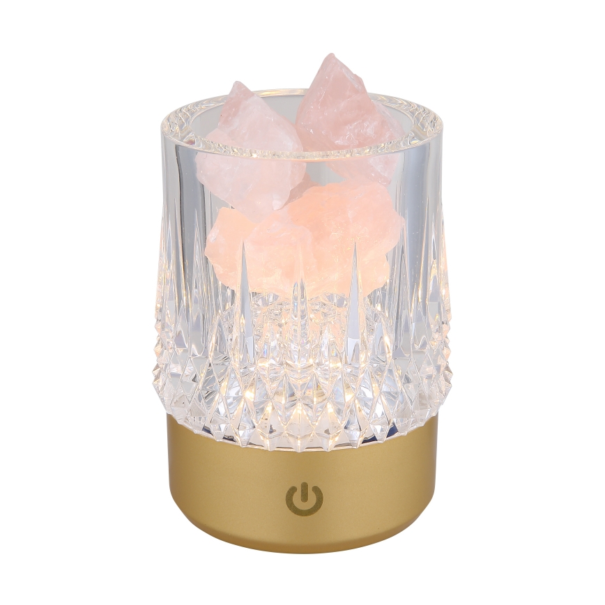 Globo - LED dimbar touchbordslampa LED/1W/5V 3000K 1200 mAh guld